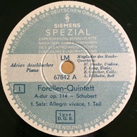 Deutsche Grammophon : Aeschbacher - Schubert Trout Quintet